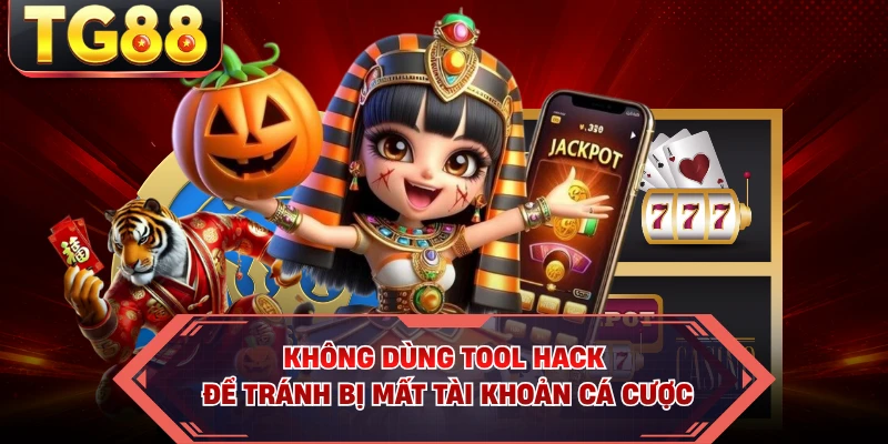 Không dùng tool hack để tránh bị mất tài khoản cá cược